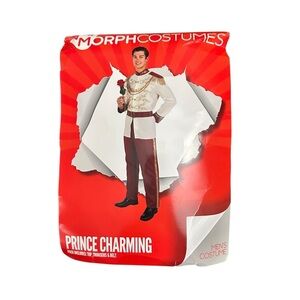 Prince Charming Men's Costume - Red and White